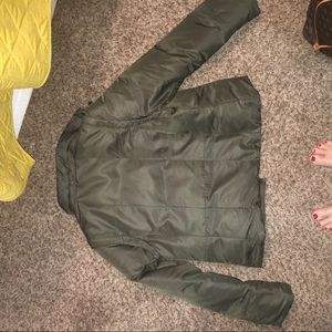 1 Madison Olive Green puffer jacket